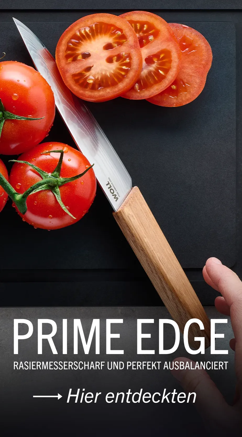 Entdecke jetzt unsere neuen Prime Edge Messer