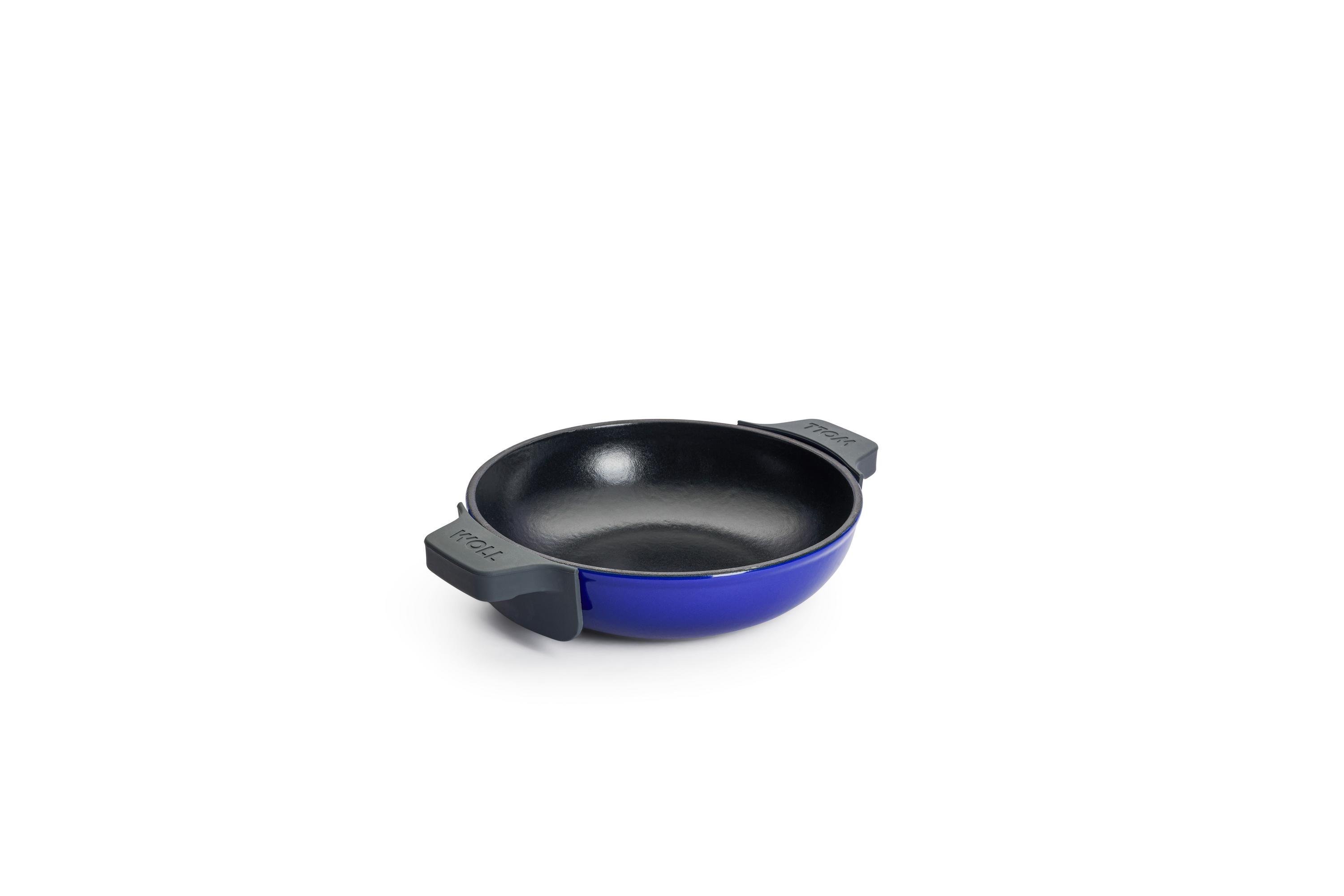 Iron Servierpfanne mit Glasdeckel - Farbe: Cobalt Blue | Größe: 20  